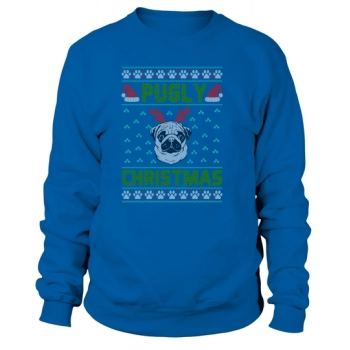 Pugly Christmas Merry Christmas Sweatshirt