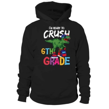 Back to School Ready to Rock 6th Grade1 Hooded Sweatshirt