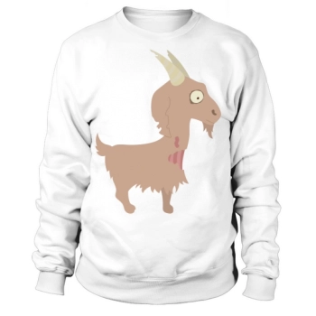Zombie Goat Skull Halloween Funny Cute Costume Gift Sweatshirt