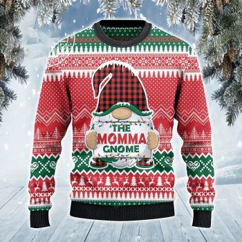 The Momma Gnome Christmas Gift Ugly Sweater