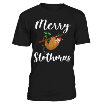 Merry Slothmas Funny Sloth Christmas