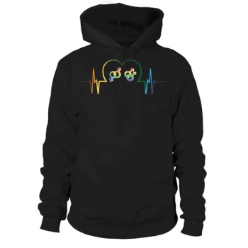 Beauty Heartbeat LGBT Rainbow Hoodies