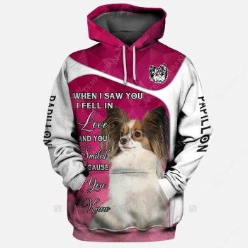 Street Pink Dog Pattern Animals Hoodie