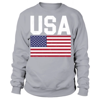 Independence Day USA Flag Sweatshirt