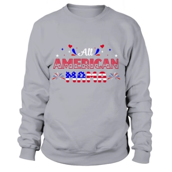 All American Mama 4th July Sweatshirt