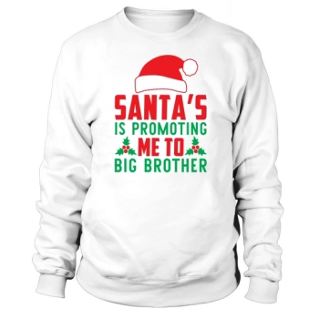 Santa's Promoting Me To Big Brother Sweatshirt