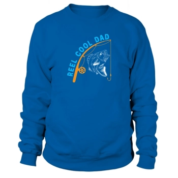 Father's Day Reel Cool Dad Sweatshirt