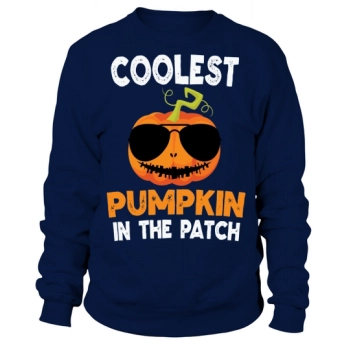 Coolest Pumpkin In The Patch Halloween Sweatshirt