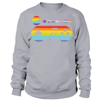 Video Game Funny Gaming LGBT Ally Sweatshirt