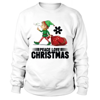 Peace Love Christmas Merry Christmas Sweatshirt