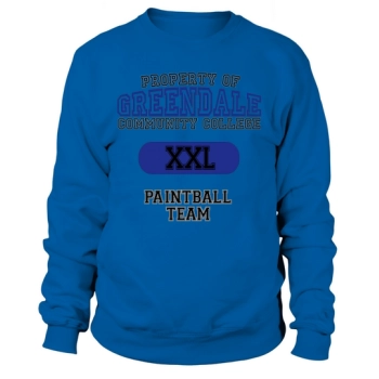 GREENDALE PAINTBALL TEAM COMMUNITY GREENDALE COMMUNITY COLLEGE PAINTBALL TV SHOWS Sweatshirt