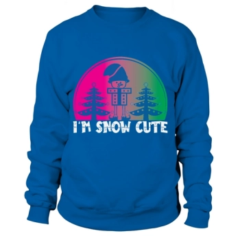 In the snow Cute Christmas Sweatshirt