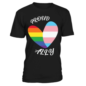 Proud Ally LGBT Heart Gay