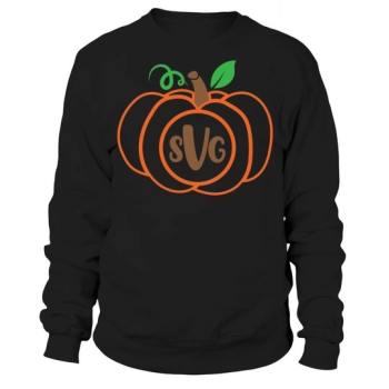 Pumpkin Monogram (3) Sweatshirt