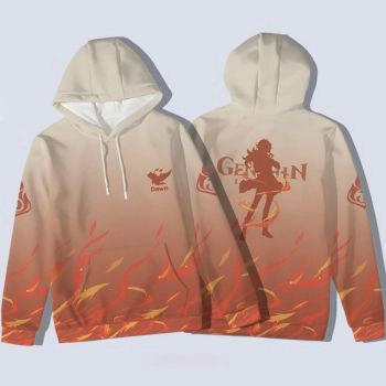 Cute Genshin Impact Diluc Anime Hoodie