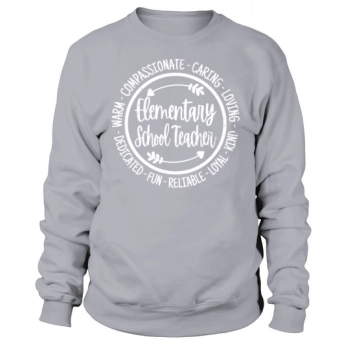 Elementary School Teacher Vintage Funny Gift Sweatshirt