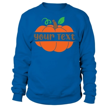 Pumpkin Monogram (9) Sweatshirt