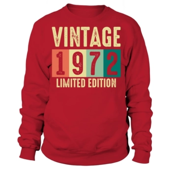 Vintage 1972 - 50 years old - 50th birthday gift Sweatshirt