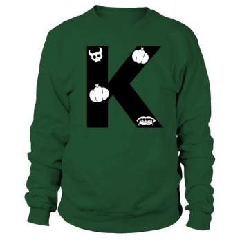 Halloween Alphabet Numbers Clipart K Sweatshirt