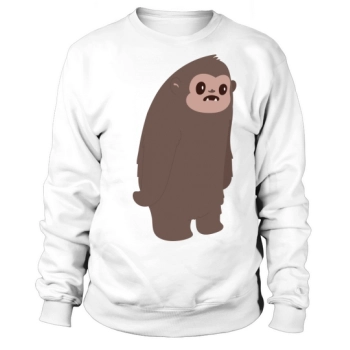 Halloween Bigfoot Cute Clipart Sweatshirt