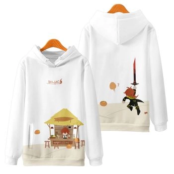 High-Quality Genshin Impact Diluc Anime Hoodie