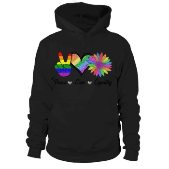 Peace Love Equality LGBT Pride Hoodies