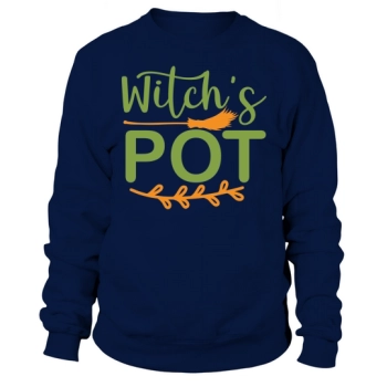 Witches Pot Funny Halloween Quote Unisex Sweatshirt