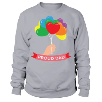 Women Proud Dad LGBT Sweatshirt