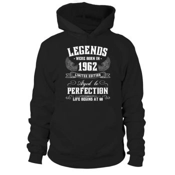 60th birthday 60 years born in 1962 Hoodies