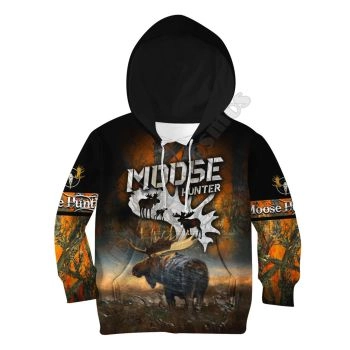 Vintage  And Loose Black Elk Pattern Animals Hoodie