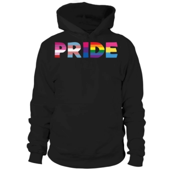 Pride LGBTQ Flag Trans Bisex Pan Support Hoodies