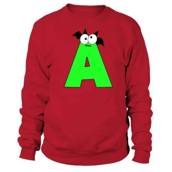 Halloween Alphabet Clipart A Sweatshirt