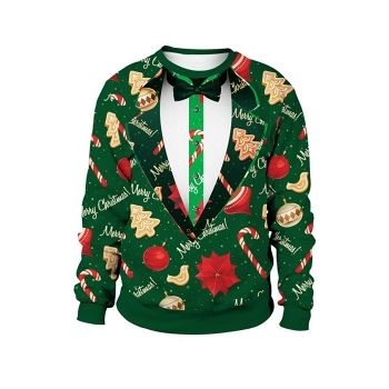 Vest Pattern Christmas Sweater