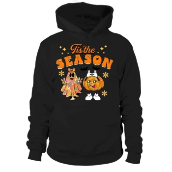 Tis the Season to Be Spooky Halloween Holiday Hoodies