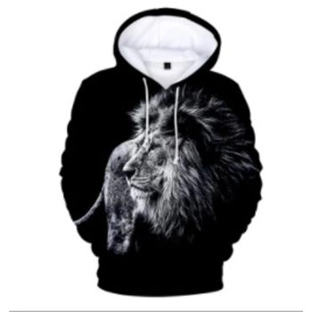 Pretty Black Dog Pattern Animals Hoodie