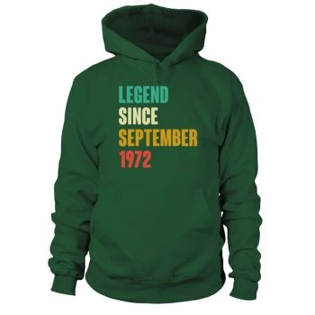 September 1972 50th Birthday 50 Years Old Birthday Gi Hoodies