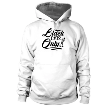 Black Cats Only Halloween Costume Hoodies