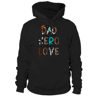 Dad A Son s First Hero A Daughter s First Love Sublimation Hoodies