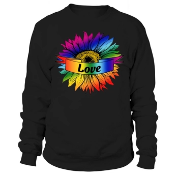 Love Pride Sunflower LGBT Sweatshirt