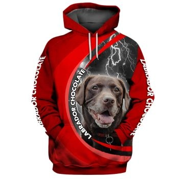 Generous And Beautiful Red Dog Pattern Animals Hoodie