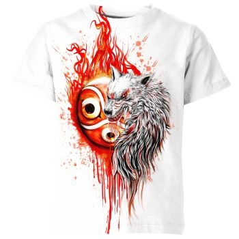 Ethereal Elegance Princess Mononoke Shirt