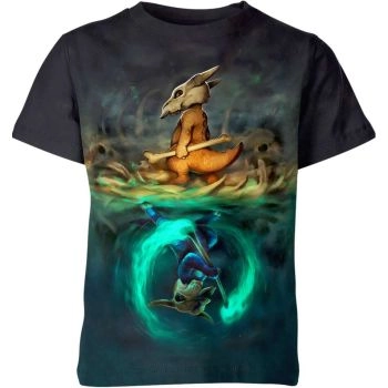 Mysterious Black and Green Marowak And Cubone From DQS Shirt