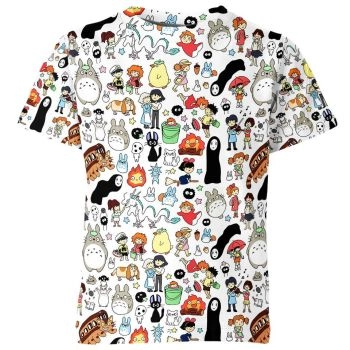 Studio Ghibli Shirt - Pearl White Rainbow