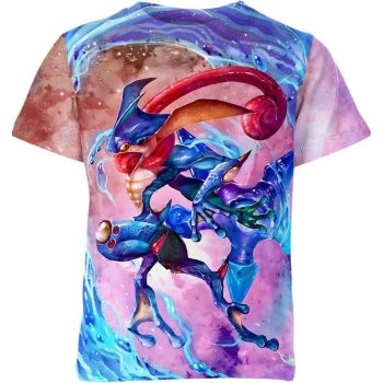 Greninja From DQS Colorful Shirt Embrace the Ninja