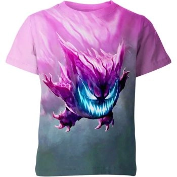 Playful Spirit Gengar Pink DQS Shirt