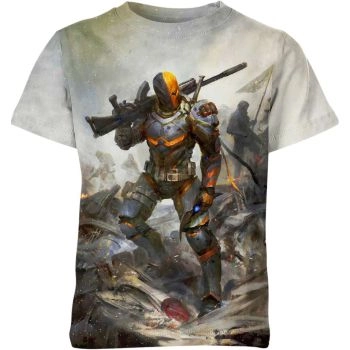 Grey Danger: Deathstroke, The Stealthy Predator T-Shirt