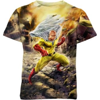 Saitama From One Punch Man Shirt - Yellow