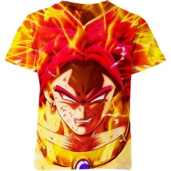 Broly's Fiery Rage - Broly From Dragon Ball Z Shirt