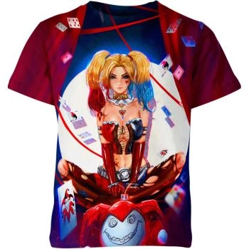 Harley Quinn Suicide Squad T-Shirt: The Red Harley Quinn Joining the Squad