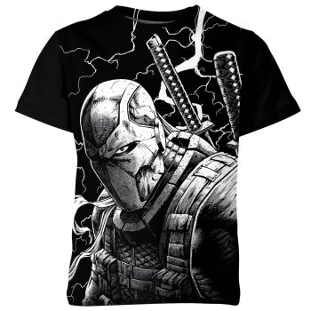 Black Threat: Deathstroke, The Silent Killer T-Shirt